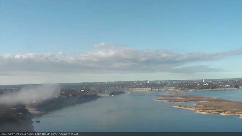 Lake Travis webcam, December 26, 2023 9:25 AM CT