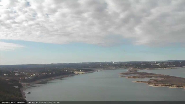 Lake Travis webcam, December 26, 2023 10:45 AM CT