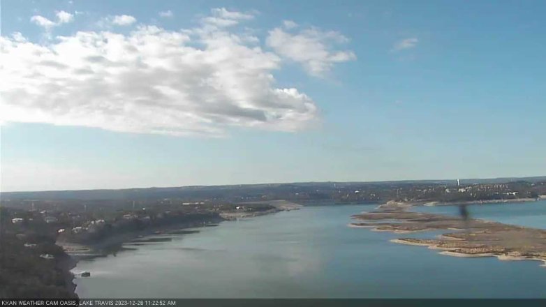 Lake Travis webcam, December 26, 2023 11:25 AM CT