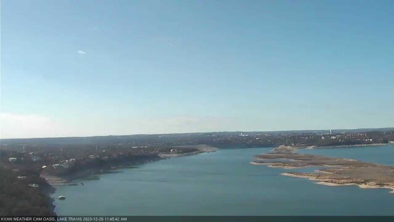 Lake Travis webcam, December 26, 2023 11:45 AM CT