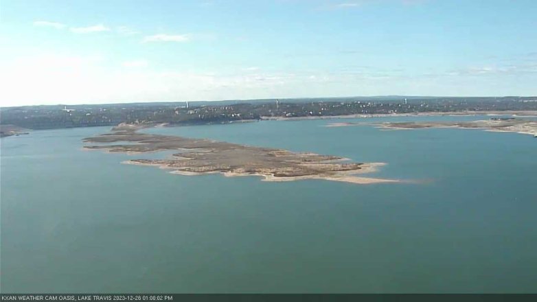 Lake Travis webcam, December 26, 2023 1:00 PM CT