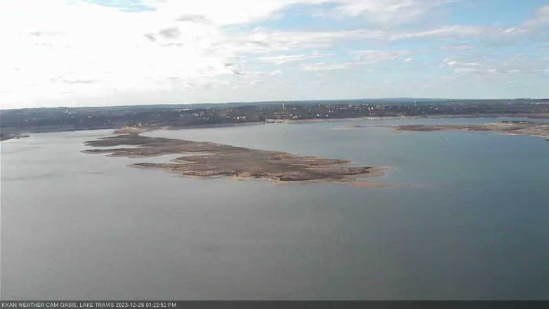 Lake Travis webcam, December 26, 2023 1:25 PM CT