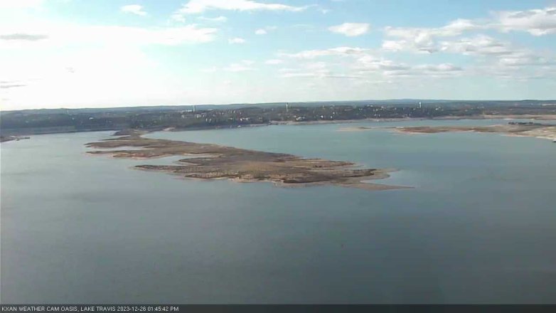 Lake Travis webcam, December 26, 2023 1:45 PM CT