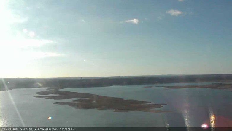 Lake Travis webcam, December 26, 2023 4:00 PM CT