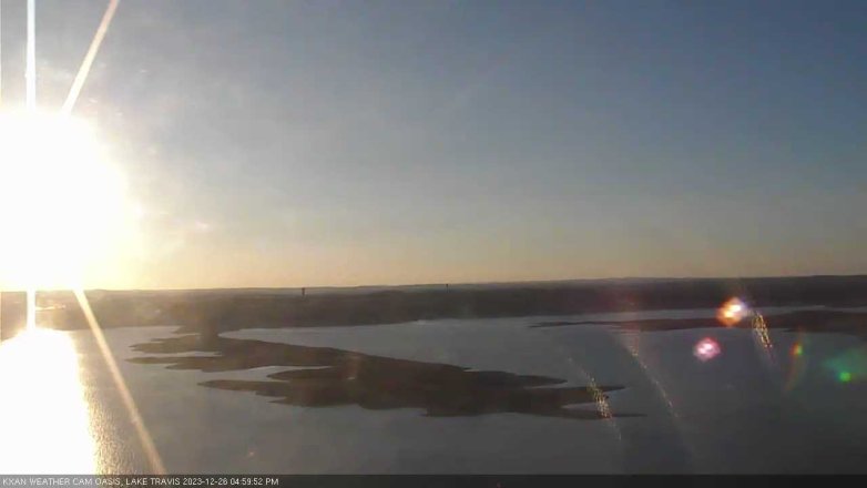 Lake Travis webcam, December 26, 2023 5:00 PM CT