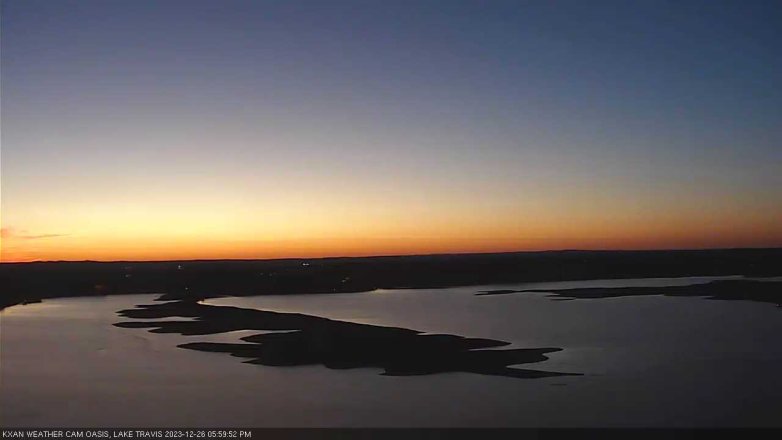 Lake Travis webcam, December 26, 2023 6:00 PM CT