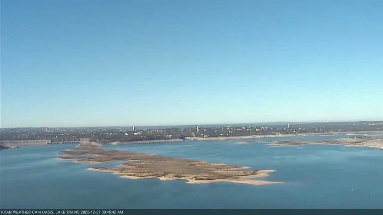 Lake Travis webcam, December 27, 2023 9:45 AM CT