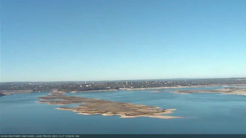 Lake Travis webcam, December 27, 2023 10:00 AM CT