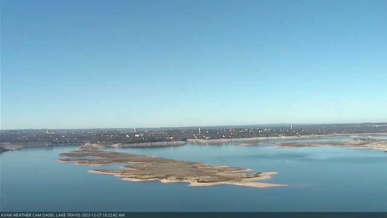 Lake Travis webcam, December 27, 2023 10:25 AM CT