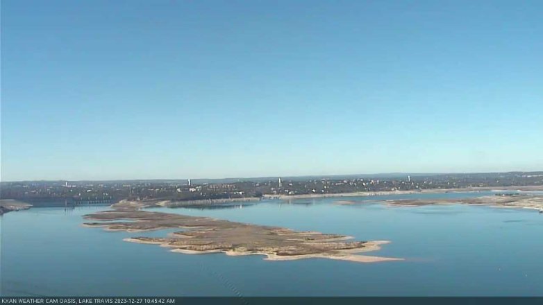 Lake Travis webcam, December 27, 2023 10:45 AM CT