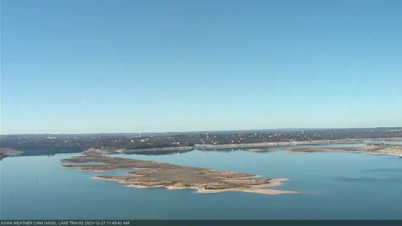 Lake Travis webcam, December 27, 2023 11:45 AM CT