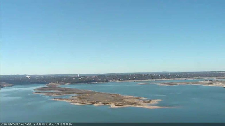 Lake Travis webcam, December 27, 2023 12:25 PM CT