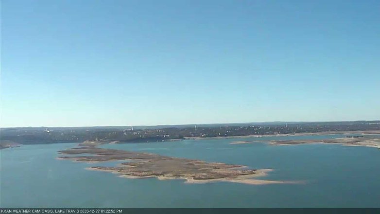 Lake Travis webcam, December 27, 2023 1:25 PM CT