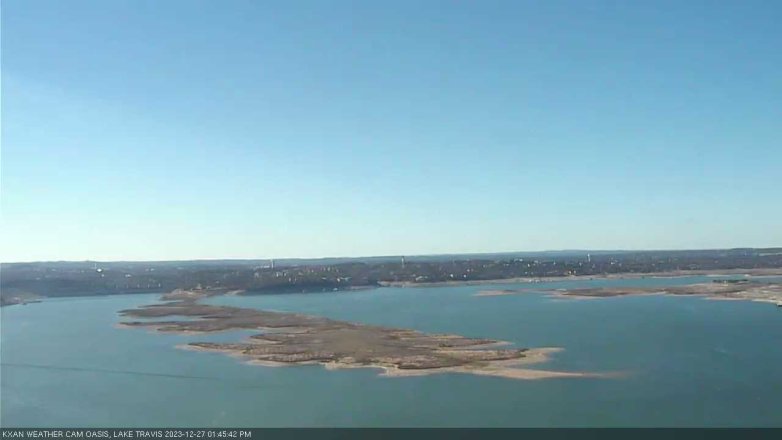 Lake Travis webcam, December 27, 2023 1:45 PM CT