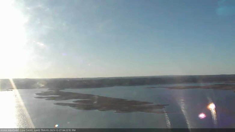 Lake Travis webcam, December 27, 2023 4:25 PM CT