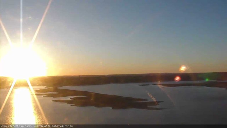 Lake Travis webcam, December 27, 2023 5:25 PM CT