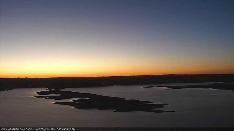 Lake Travis webcam, December 27, 2023 6:00 PM CT