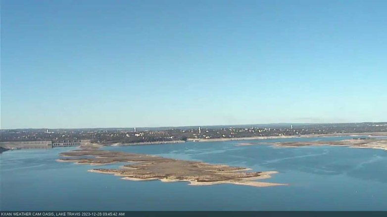 Lake Travis webcam, December 28, 2023 9:45 AM CT