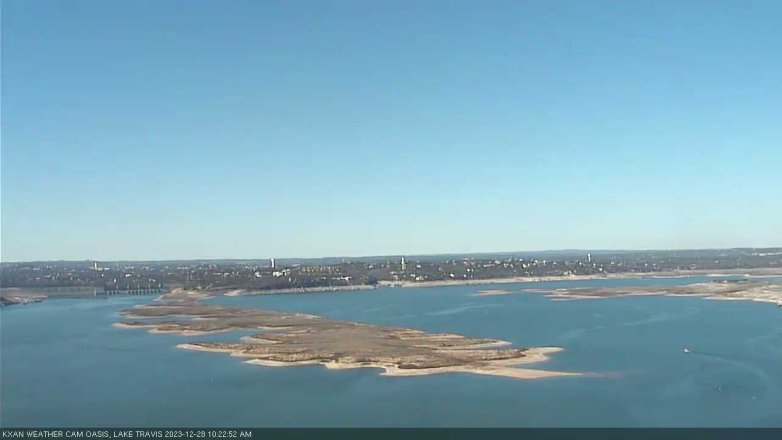 Lake Travis webcam, December 28, 2023 10:25 AM CT