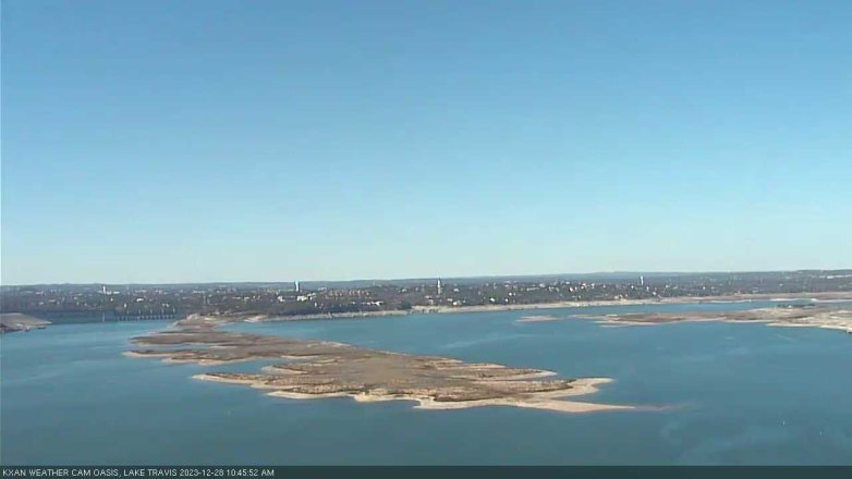 Lake Travis webcam, December 28, 2023 10:45 AM CT