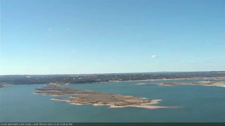 Lake Travis webcam, December 28, 2023 12:45 PM CT