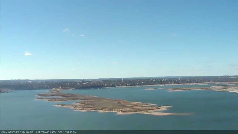 Lake Travis webcam, December 28, 2023 1:00 PM CT