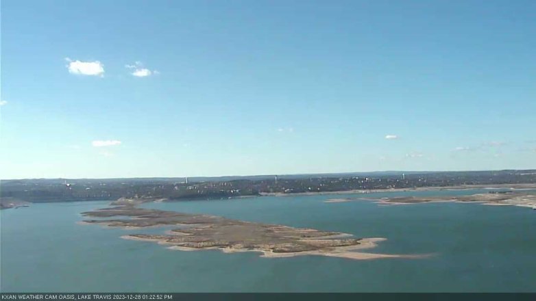 Lake Travis webcam, December 28, 2023 1:25 PM CT