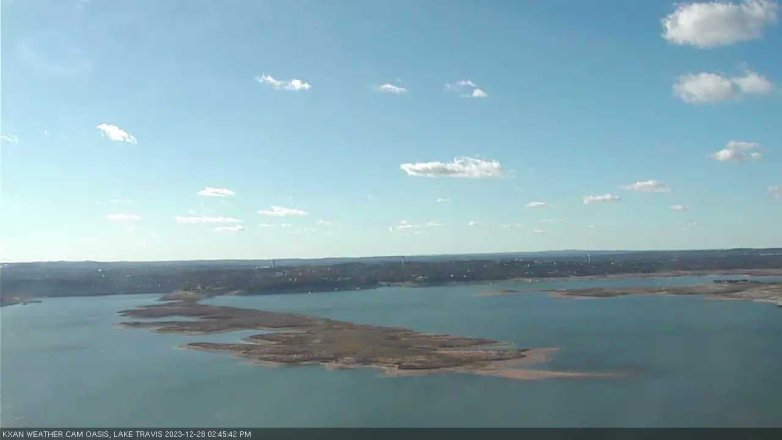 Lake Travis webcam, December 28, 2023 2:45 PM CT