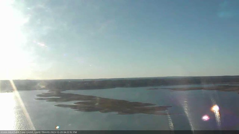 Lake Travis webcam, December 28, 2023 4:25 PM CT