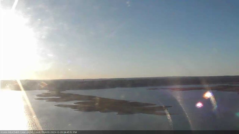 Lake Travis webcam, December 28, 2023 4:45 PM CT