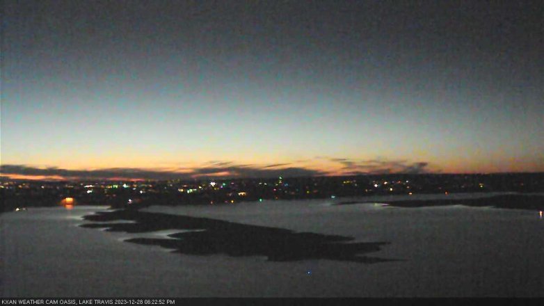 Lake Travis webcam, December 28, 2023 6:25 PM CT