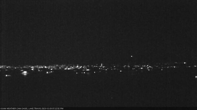 Lake Travis webcam, December 28, 2023 7:25 PM CT