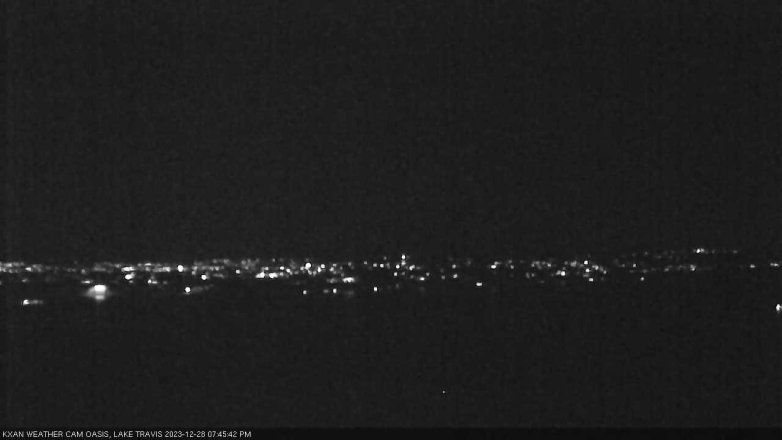 Lake Travis webcam, December 28, 2023 7:45 PM CT