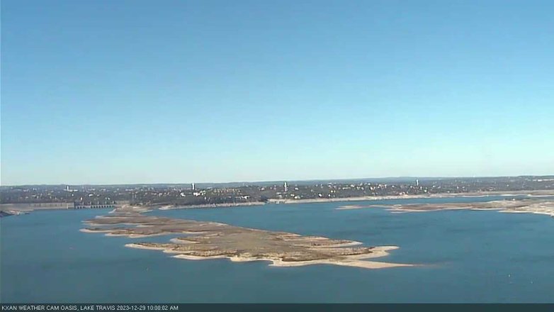 Lake Travis webcam, December 29, 2023 10:00 AM CT