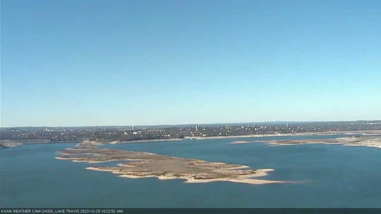Lake Travis webcam, December 29, 2023 10:25 AM CT