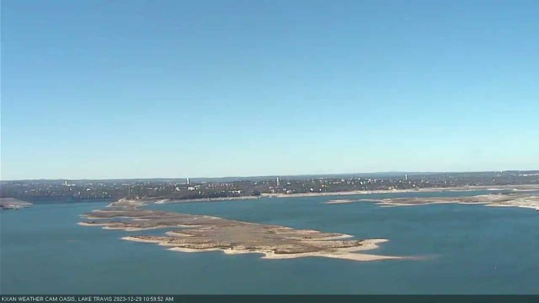 Lake Travis webcam, December 29, 2023 11:00 AM CT