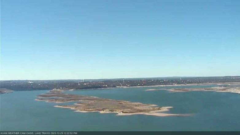 Lake Travis webcam, December 29, 2023 12:25 PM CT