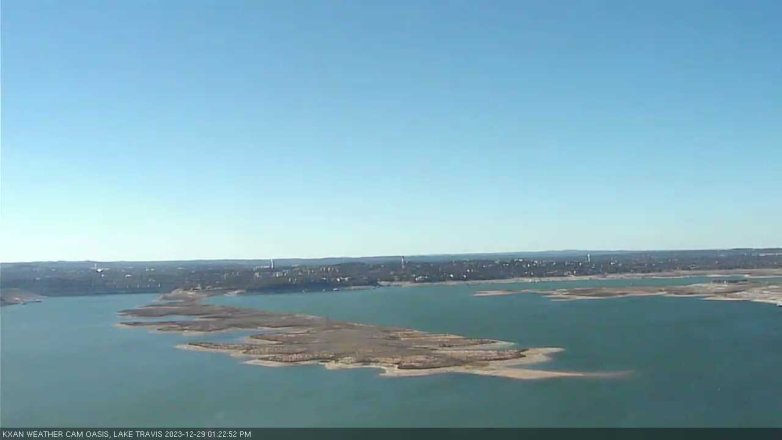 Lake Travis webcam, December 29, 2023 1:25 PM CT