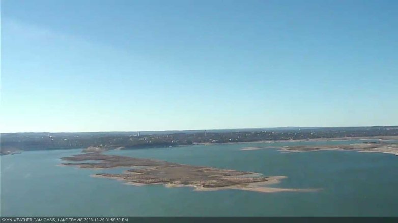 Lake Travis webcam, December 29, 2023 2:00 PM CT