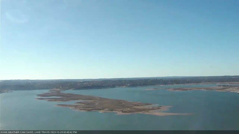 Lake Travis webcam, December 29, 2023 2:45 PM CT