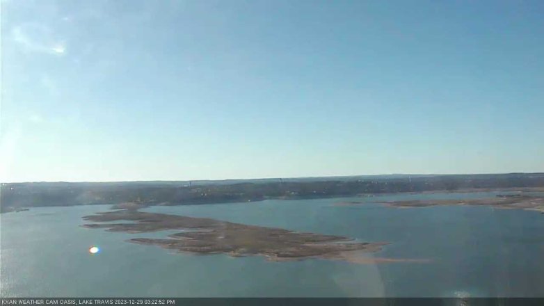Lake Travis webcam, December 29, 2023 3:25 PM CT