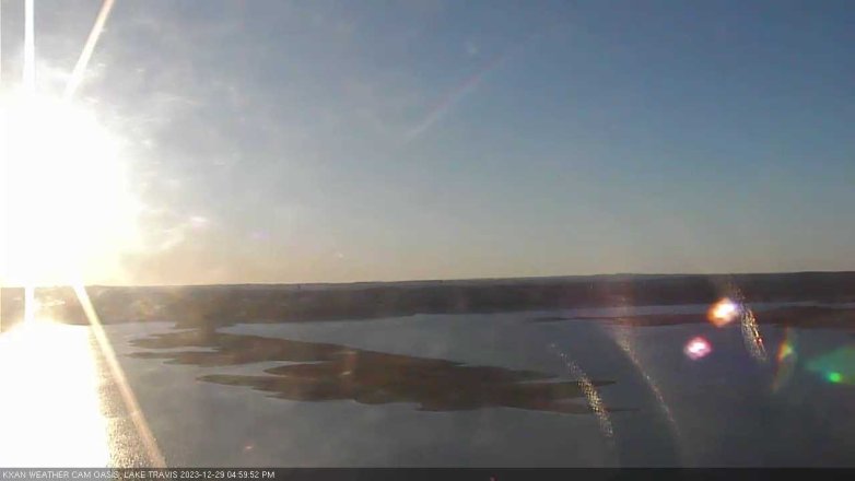 Lake Travis webcam, December 29, 2023 5:00 PM CT