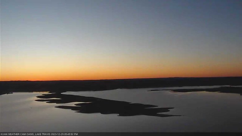 Lake Travis webcam, December 29, 2023 5:45 PM CT