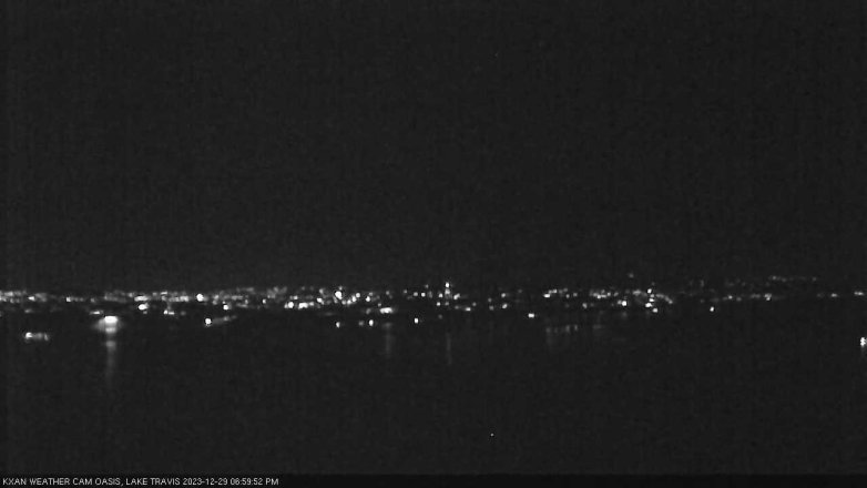 Lake Travis webcam, December 29, 2023 7:00 PM CT