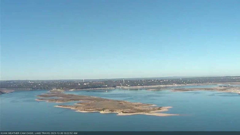 Lake Travis webcam, December 30, 2023 10:25 AM CT