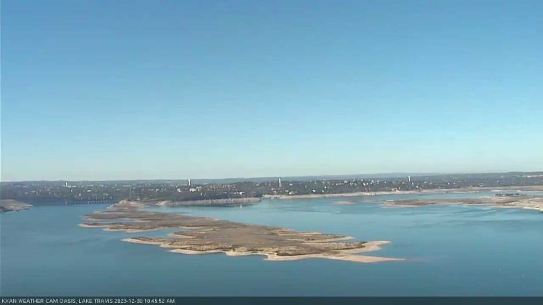 Lake Travis webcam, December 30, 2023 10:45 AM CT