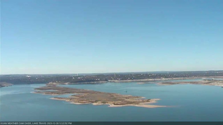 Lake Travis webcam, December 30, 2023 12:25 PM CT
