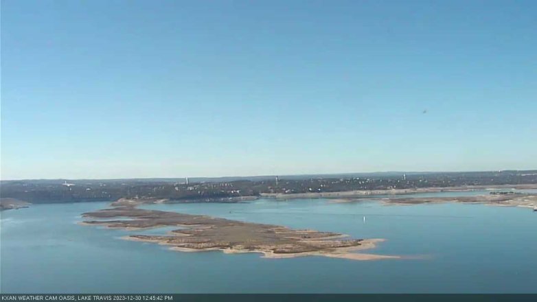 Lake Travis webcam, December 30, 2023 12:45 PM CT