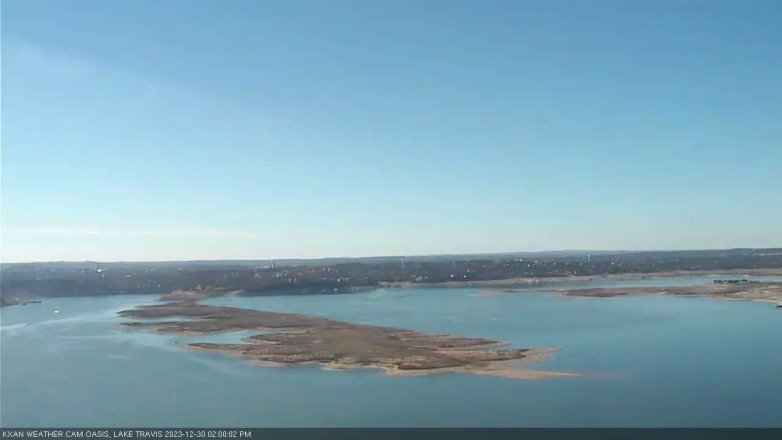 Lake Travis webcam, December 30, 2023 2:00 PM CT