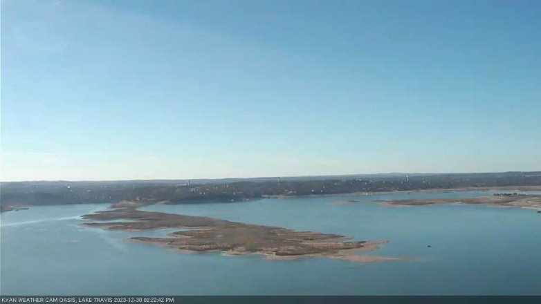 Lake Travis webcam, December 30, 2023 2:25 PM CT